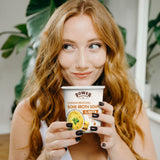 Cheddar Broccoli Bone Broth Soup