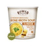 Cheddar Broccoli Bone Broth Soup