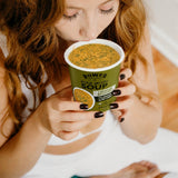 Cheddar Broccoli Bone Broth Soup Cup cup
