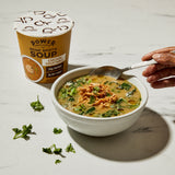 Chicken Vegetable Bone Broth Soup bowl