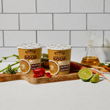 Chicken Vegetable Bone Broth Soup counter